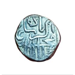 Alternative view of Mughal Empire MAHMUDI Silver Coinage Name of MUHAMMAD AKBAR **V. SCARE** High Grade.