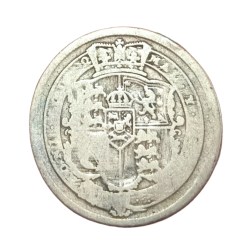 Alternative view of UK NORTHERN IRELAND Silver 1 SHILLINGS W=5.6g Year 1820 King GEORGE-III Crowns & Coronets RARE Seen