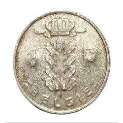 Alternative view of BELGIUM Cu/Ni 1 FRANC Year 1980 in Collectable Grade.