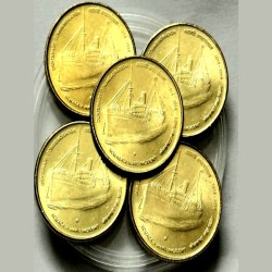 Five Rs Scare Coin Komagata Maru Incident Bombay Mint 90 Pcs Given Gem UNC Condition