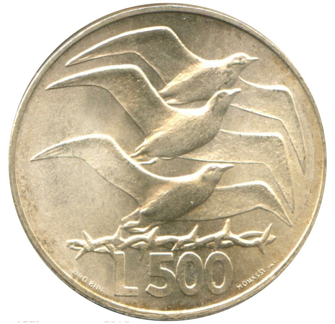 San Marino 1975 proof silver set. Mint pack 8 coin set.(birds) With box back - Image 5