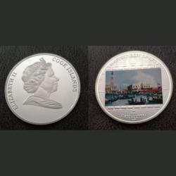 Cook Islands, 2011, Masterpieces of Art – Canaletto, 55 mm Token.