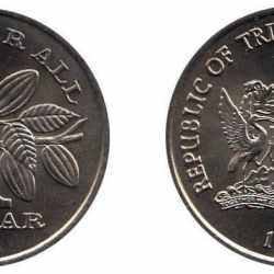 Trinidad and Tobago, 1 Dollar, 1979, KM #38, F.A.O. - Food for All, AUNC Condition, Some toning possible.