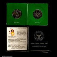 Papua New Guinea, 1991, 50 Toea, KM# 31, IX South Pacific Games, UNC Condition in Mint folder.