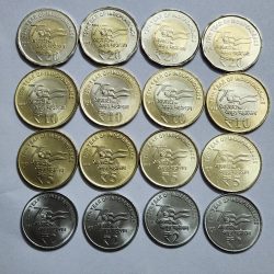 Full Sets Of Azadi Amrit Utsav Mumbai Noida Hyderabad Kolkata Mint Coin UNC 2022
