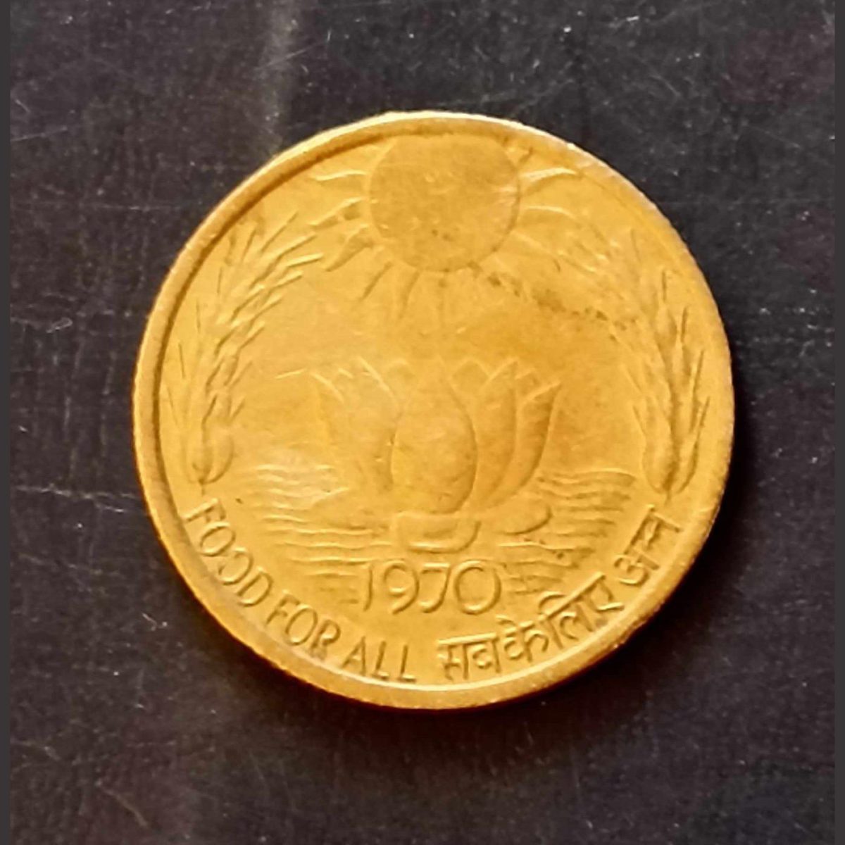 Food for all 20 paisa Year 1970