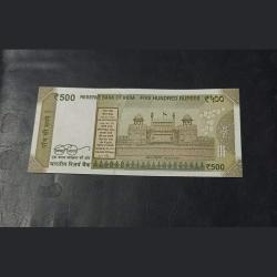 Alternative view of Rare Rare Reserve Bank of India ₹500 note with fancy number 6 times 4 Excellent condition