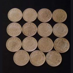 Alternative view of COLLECTION KING👑👑👑👑 GEORGE V YEARS HALF ruppee DATES DETAILS:- 1916/17/1918/19/21/22/23/24/25/