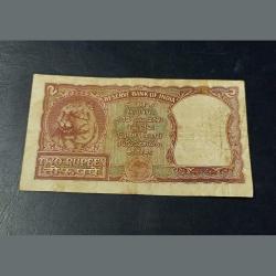 Rare Rare Reserve Bank of India ₹2 note with lion on backside Governor:H V R Iyengar CONDITION AS PE