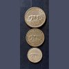 King and emperor George vi Set of 3 pieces of 3 different denomination King and emperor George vi