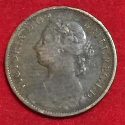 United Kingdom 1 Farthing - Victoria 2nd portrait; 2nd type Coin Lowest Price #1052