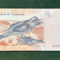 Alternative view of 2 BOLIVARES VENEZUELA World Bank note Series ending 786 Unique and Rare