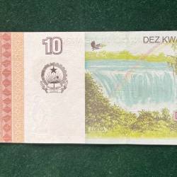 Alternative view of ANGOLA 10 KWANZA World Bank note Series ending 786 Unique and Rare