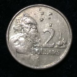 Alternative view of Australia 2 Dollars 2005 - Elizabeth II 4th Portrait lowest price coin #D-72