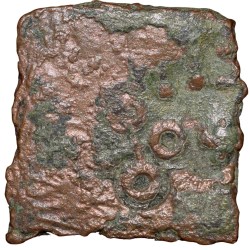 Copper Coin of City-State 'Eran-Vidisha' (2nd Cen. BC) with Bold Ujjaini Symbol & Swastik