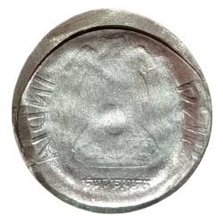 2 Rupees Fss OBVERSE SIDE ENLARGED BROCKAGE//LAKHI Error UNC Grade.