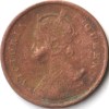 Rare One Quarter Anna 1862 Big Size Calcuuta Mint Copper Coin of Queen Victoria British India Coinage