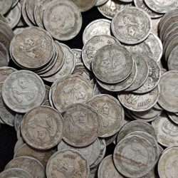 FAO Coin - India 25 Paise Rubal Women Advancement 1980 (10 Pcs LOTT)