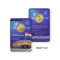 Rs 5 India Government Issue Blister Pack 60 Years Common Wealth Unique and Rare