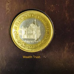 Alternative view of Rs 10 Hyderabad Mint Ter Centenary Of Gur Ta Gaddi Of Shri Guru Granth Sahib Unique and Rare