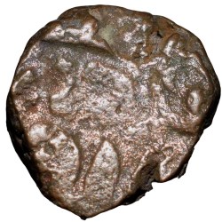 Alternative view of Copper 1/4 Tanka of Sikander Shah Lodi(AD 1488-1517) of Delhi Sultanate D710