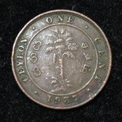 Sri Lanka › Ceylon (1937) 1 Cent - George VI Rare Coin Lowest price #D-68