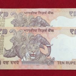 Alternative view of 786 Old issue Two Different Governor subbarao and Raghu ram Old issue 10 Rupees Ending 786 number