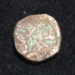 Alternative view of Rare Sikh Empire of 1 Paisa 1828 Ranjit Singh Amritsar Mint Coin #I-72