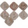 7 Coins Set of Two Anna Different Date 1918-1935 Copper-Nickel Coins of King George V British India Coinage