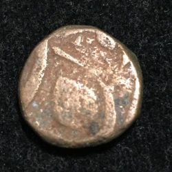 Rare Sikh Empire of 1 Paisa 1828 Ranjit Singh Amritsar Mint Coin #I-78