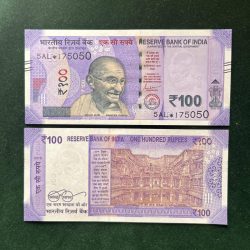 GS - 98 Rs 100 India Banknote Star Replacement Issue 5AL INSET R 2019 Limited Issue