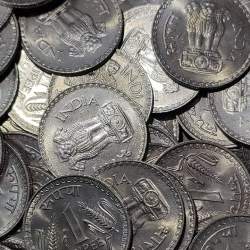 Alternative view of One Rs Scare Coin 1981 Year Gem Bunc Condition Coins 100 Pcs