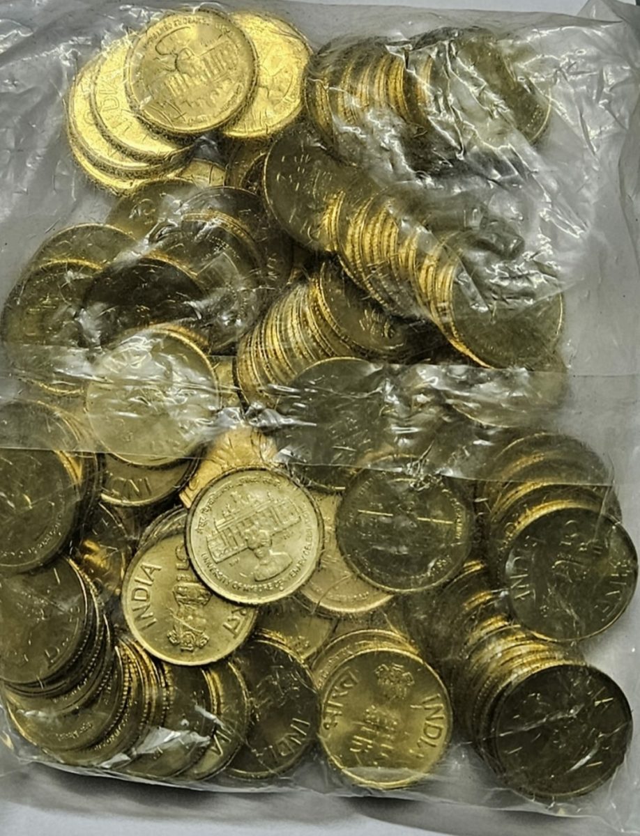 5 Rs Mysore University Celebration RBI Seal 100 Coin Pouch Rare Mumbai Mint Coin lowest price