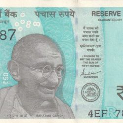 786678 Reverse Fancy Number 50 Rupees GEM UNC Fancy Number Note
