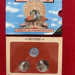 Alternative view of 1991 India Tourism year ( proof set)Mumbai mint 2 coin set