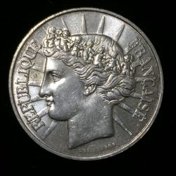 France 100 Francs 1988 Fraternity Silver 15g Coin Almost UNC #D-108