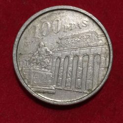 Spain 100 Pesetas 1994 - Juan Carlos I Prado Museum Commemorative issue Rare Coin #D-137