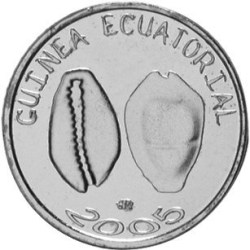 Equatorial Guinea, 1500 CFA FRANCS, 1 AFRICA, 2005, Cowry shells, X# 124/ KM #124, AUNC CONDITION, Fantasy issue.