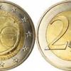 France, 2009, 2 Euro, 10th Anniversary of the European Monetary Union, KM # 1590, Bimetal, UNC CONDITION.
