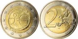 France, 2009, 2 Euro, 10th Anniversary of the European Monetary Union, KM # 1590, Bimetal, UNC CONDITION.