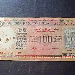 Reserve Bank of India 100₹ note Governor s Venkatraman Excellent condition