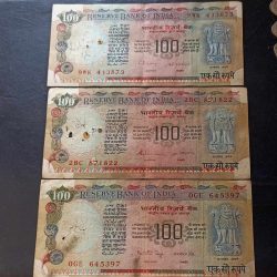 Reserve Bank of India 100₹ note Governor C RANGRAJAN MANMOHAN SINGH S VENKATRAMAN
