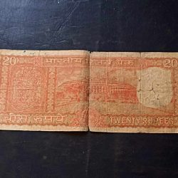 Alternative view of Reserve Bank of India 20₹ note Governor S JAGANNATH CONDITION AS PER IMAGE