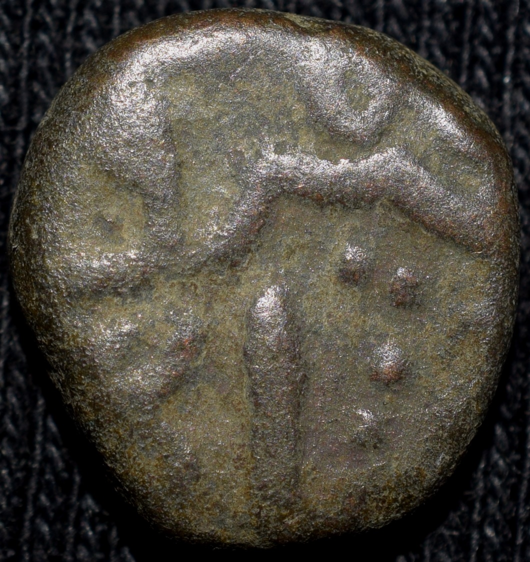 Copper 2/3 Falus of Firuz Shah(AD 1397-1422) of Bahamani Sultanate BH67 SCARCE