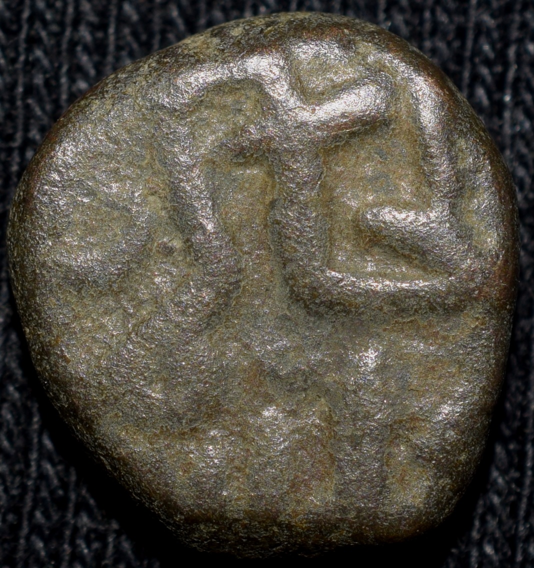 Copper 2/3 Falus of Firuz Shah(AD 1397-1422) of Bahamani Sultanate BH67 SCARCE - Image 2