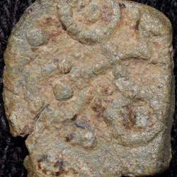 Alternative view of Lead Coin of Post-Western Kshatrapa (4th - 5th Cen. AD) 3-Arched Hill/Ujjaini