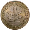 Brass 5 Pfenning of Germany (AD 1984) with Oak Sapling