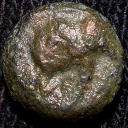 Copper coin of Satavahana Dynasty(1st Cen. BC) from Marathwada Region Elephant/Ujjaini Type
