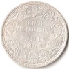 One Rupee 18989 Silver Coin of Victoria Empress British India Coinage