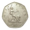GREAT BRITAIN Cu/Ni 50 PENCE "Odd Shapped" Year 1997 Queen ELIZABETH-II High Collectable Grade.